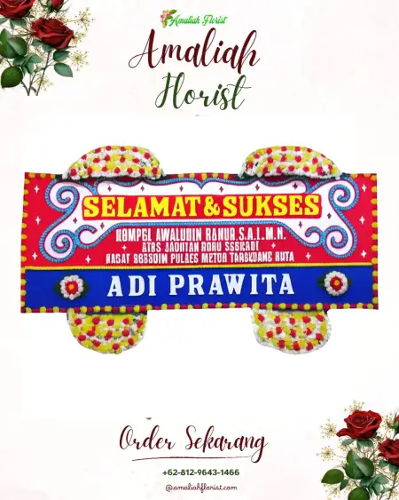 Papan Bunga Ucapan Selamat Sumelap